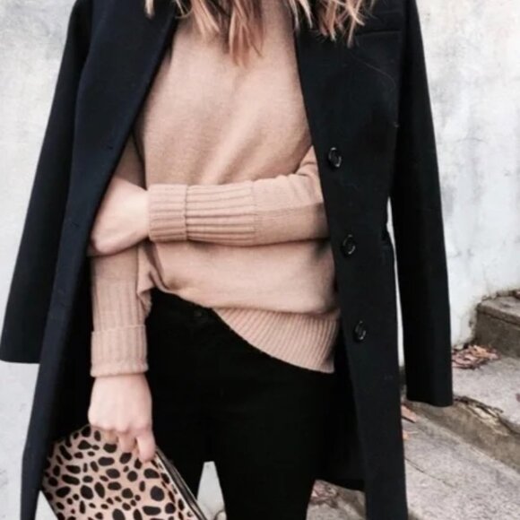 J.Crew Regent Topcoat in Double-Serge Wool, Size 2 - Picture 1 of 5